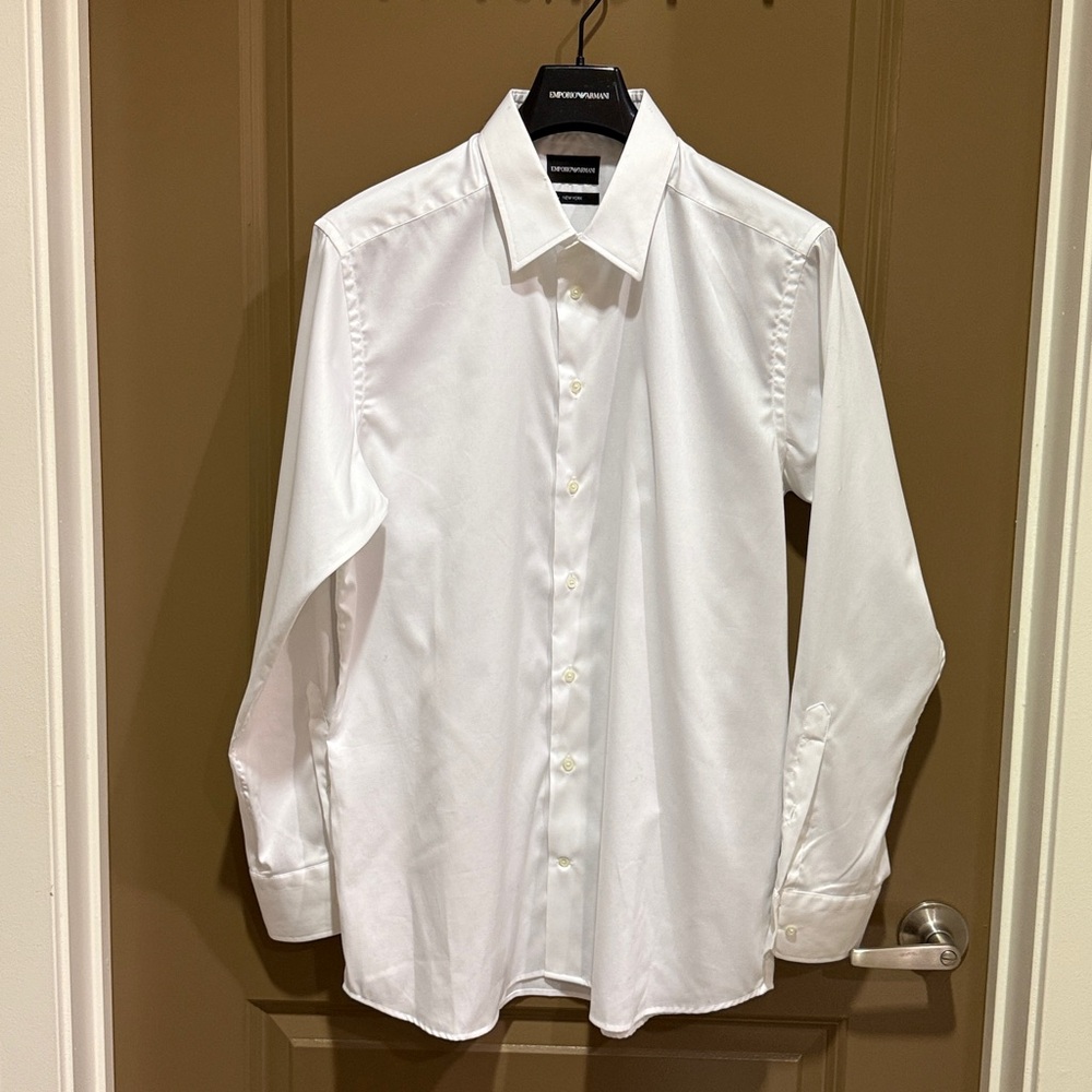 Emporio Armani Classic White Dress Shirt